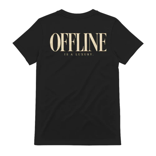 Offline Is a Luxury — Oversized Statement T-shirt