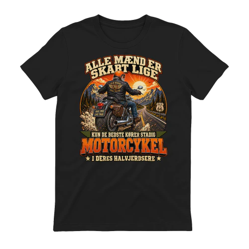 DK-All men are created equal, only the best still ride motorcycles in their seventies