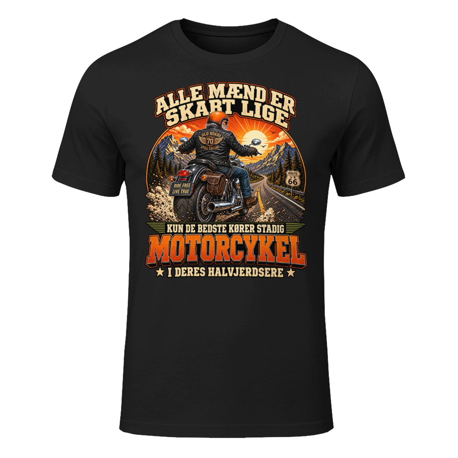 DK-All men are created equal, only the best still ride motorcycles in their seventies