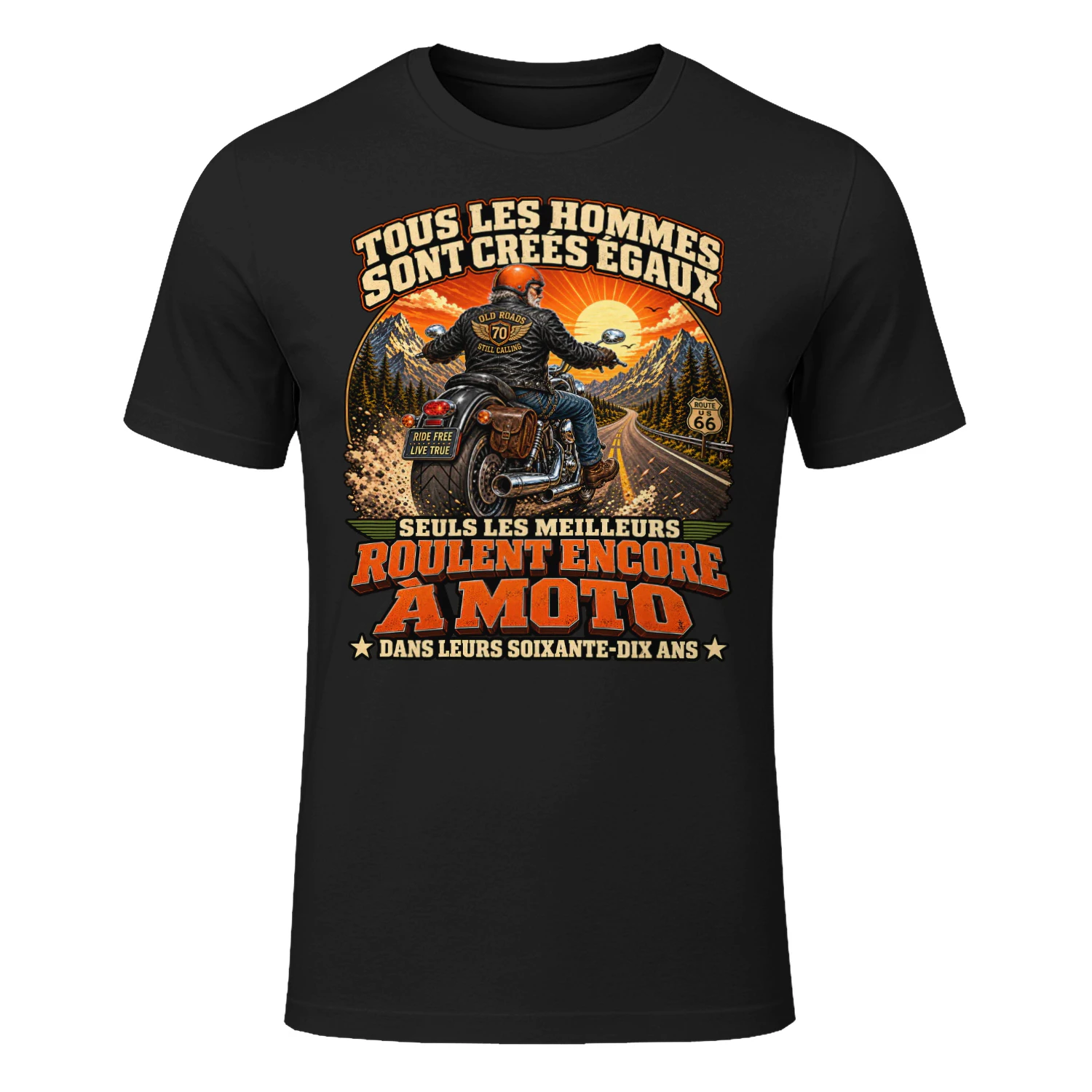 FR-All men are created equal, only the best still ride motorcycles in their seventies