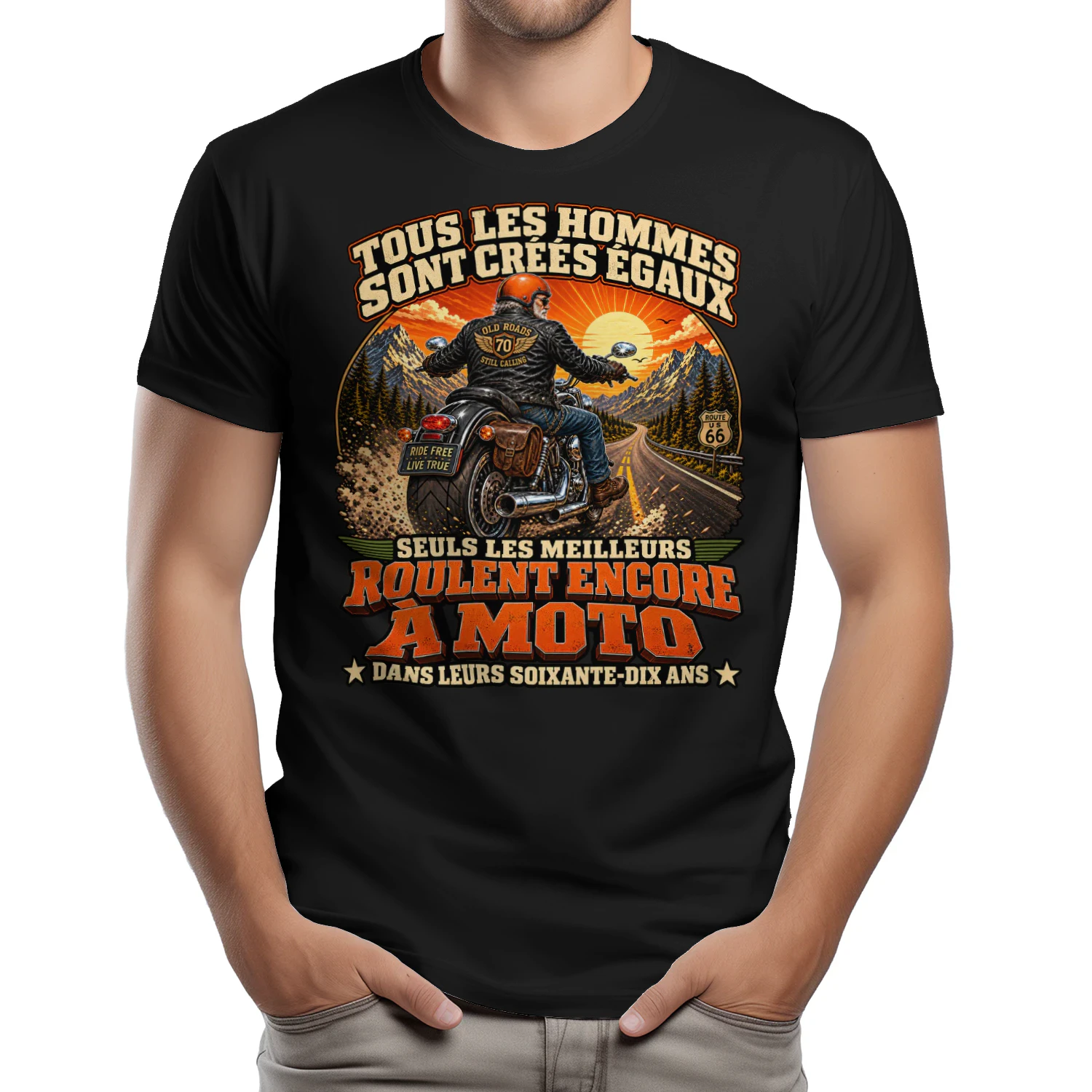 FR-All men are created equal, only the best still ride motorcycles in their seventies