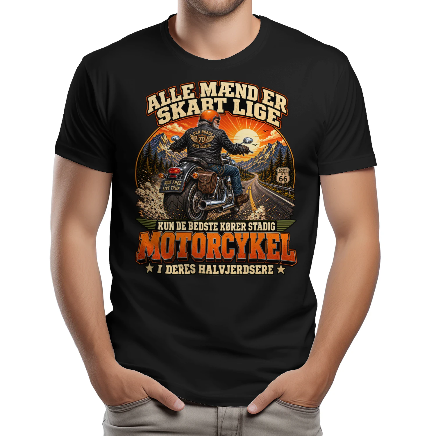 DK-All men are created equal, only the best still ride motorcycles in their seventies