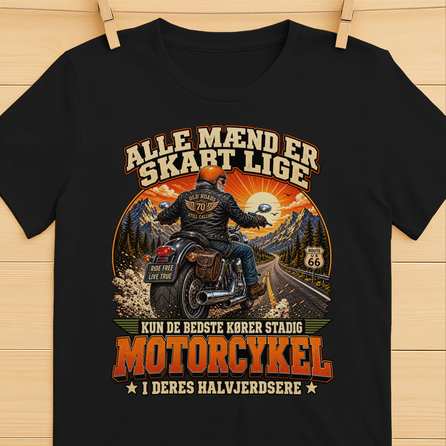 DK-All men are created equal, only the best still ride motorcycles in their seventies