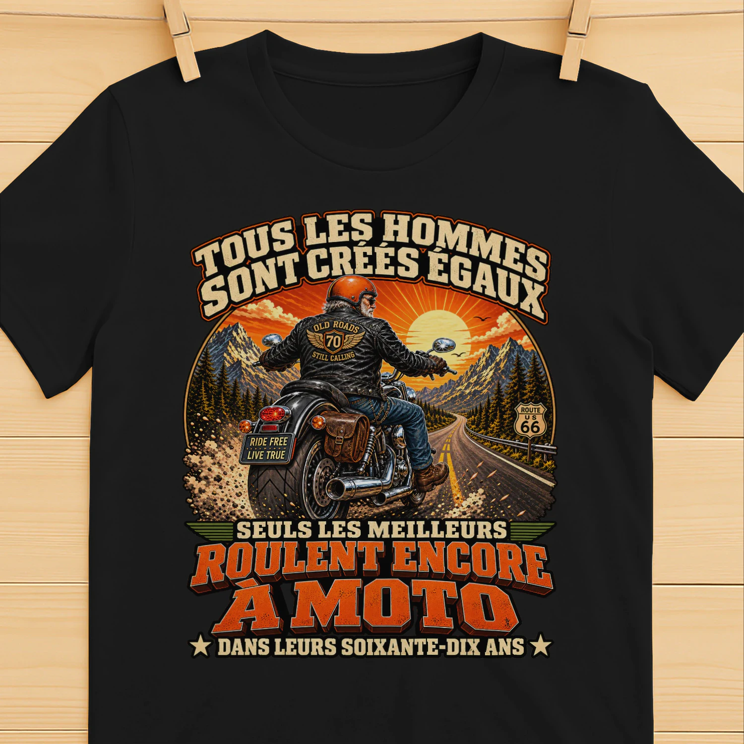 FR-All men are created equal, only the best still ride motorcycles in their seventies