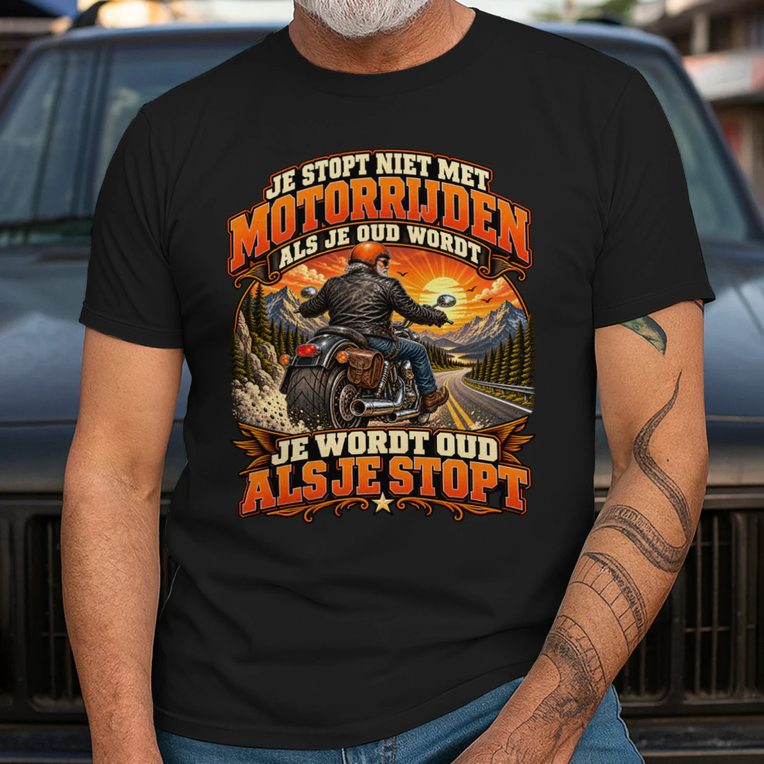 NL-You don't stop riding motorcycles when you get old