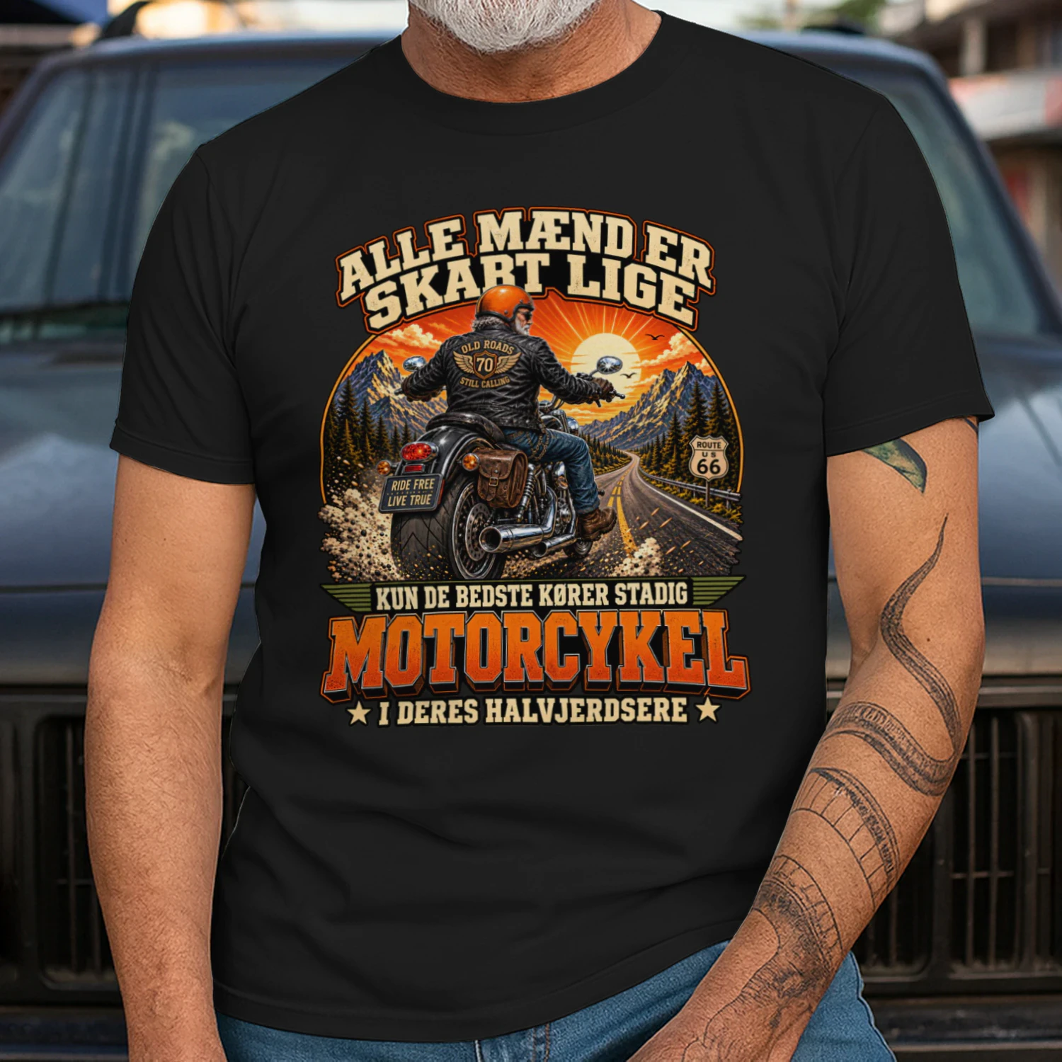 DK-All men are created equal, only the best still ride motorcycles in their seventies