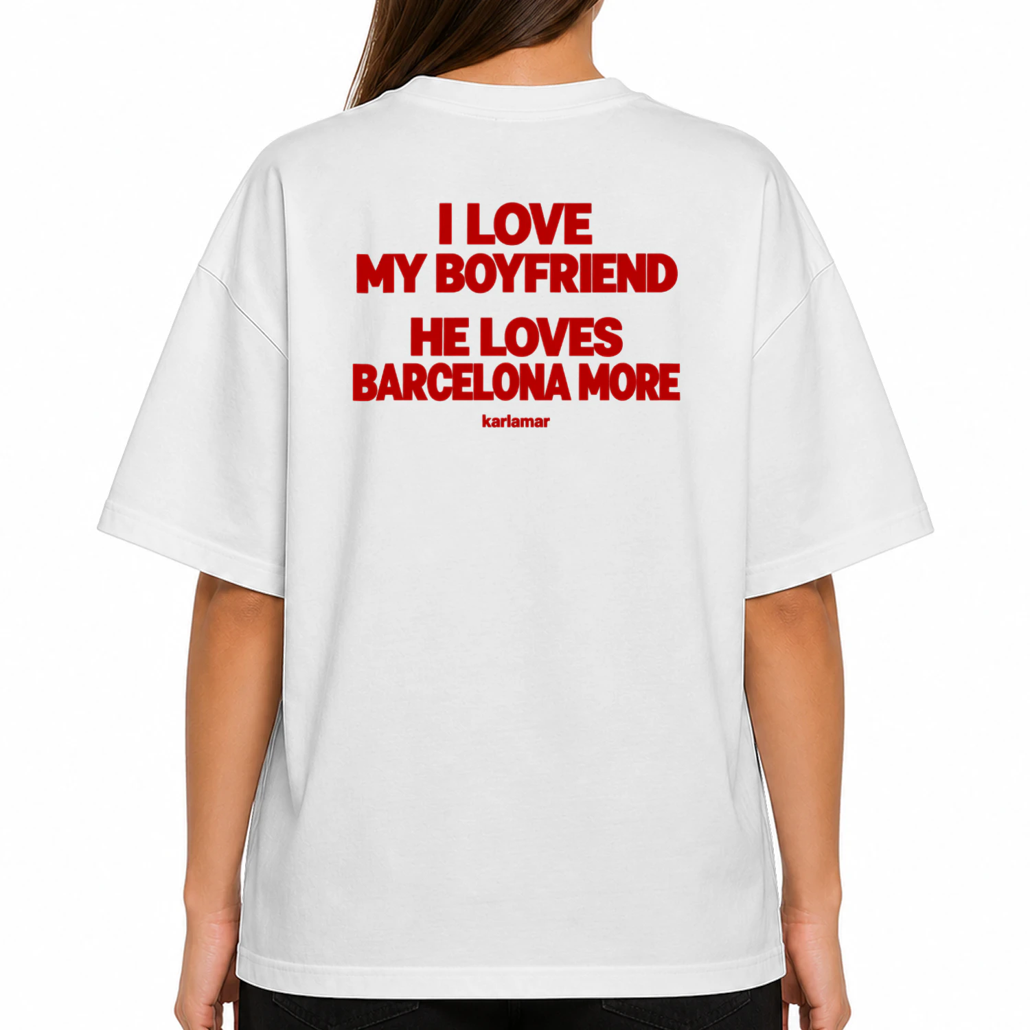 I love my boyfriend he loves barcelona more