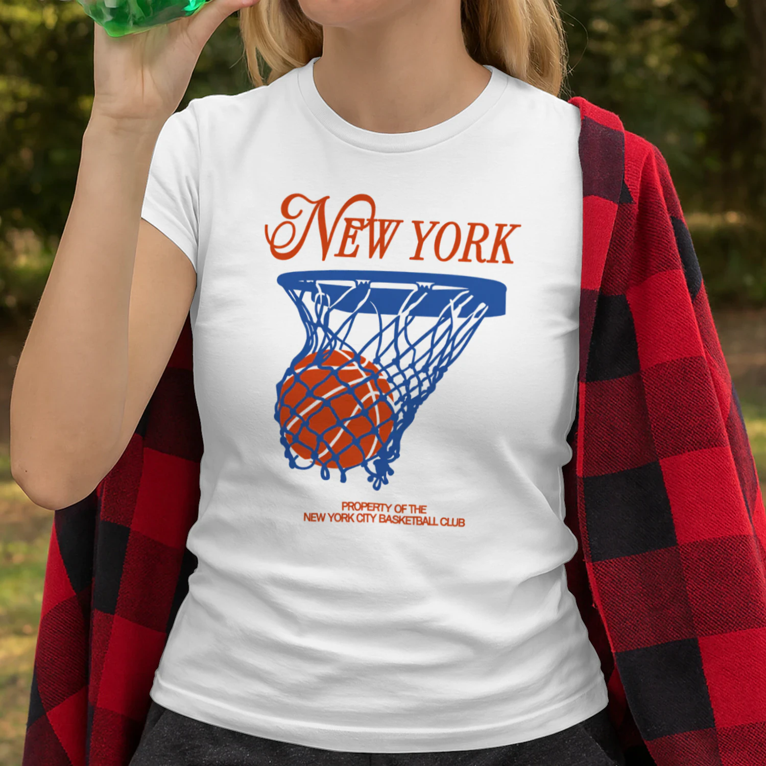 New York Basketball T-Shirt, Retro NY BBall Streetwear
