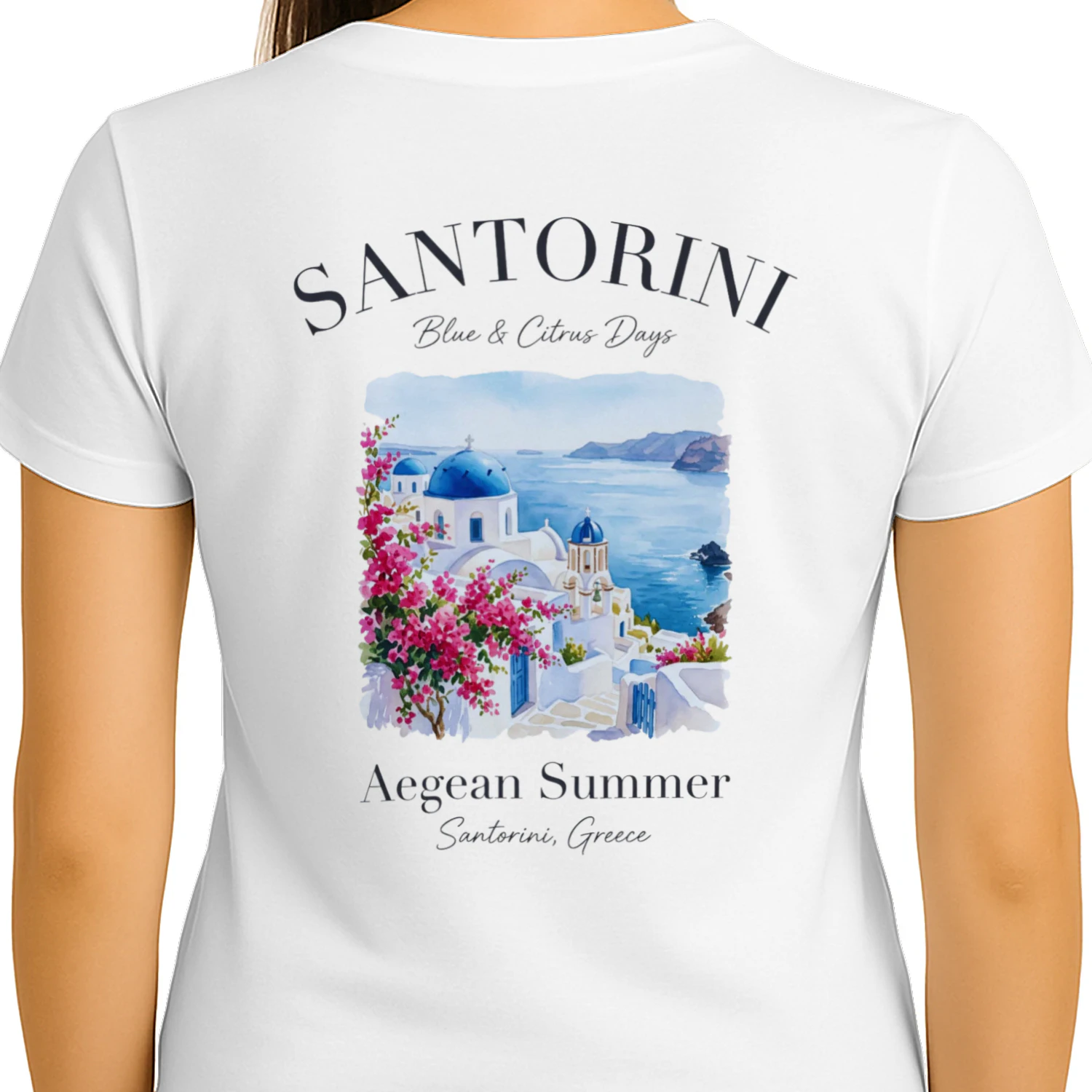 Santorini – Blue & Citrus Days