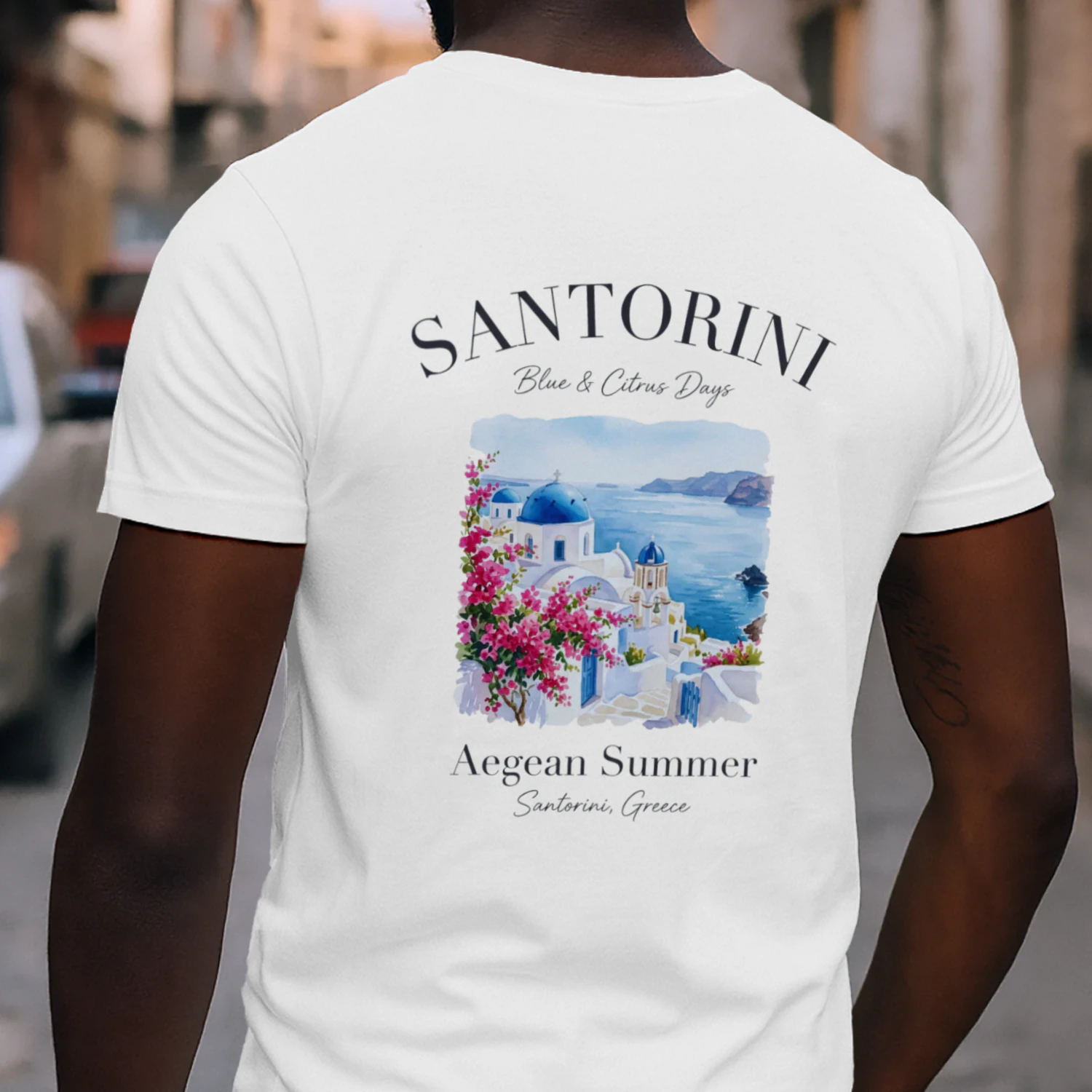 Santorini – Blue & Citrus Days