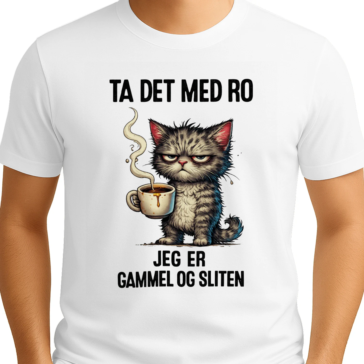 Ta det med ro. Jeg er gammel og sliten