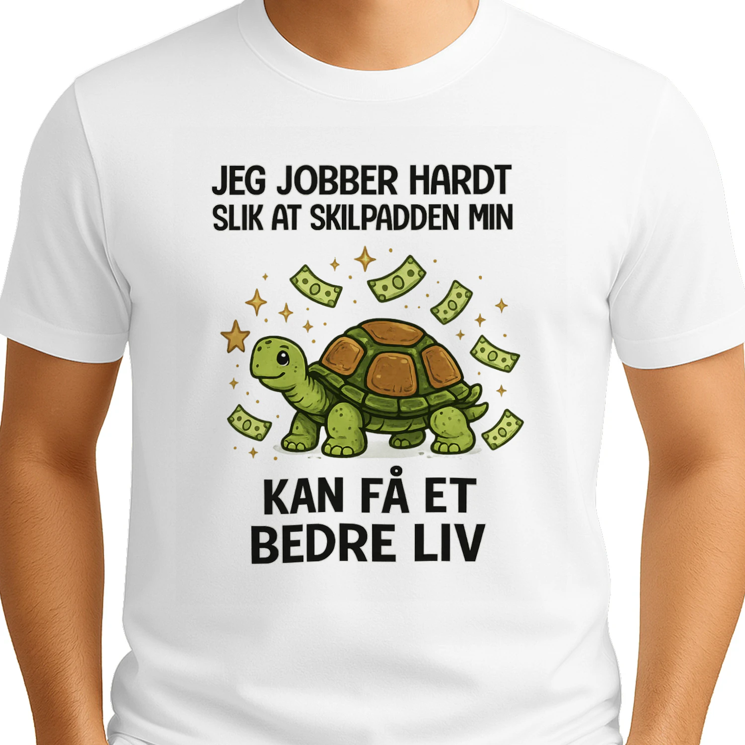 Jeg jobber hardt slik at skilpadden min kan få et bedre liv