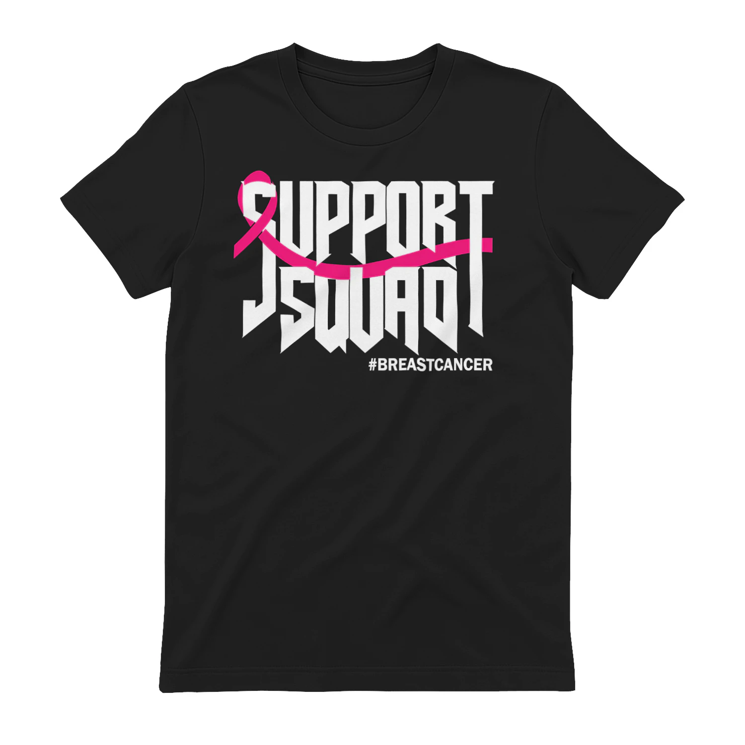 Support Squad Breast Cancer Pink Ribbon Classic Unisex T-shirt 