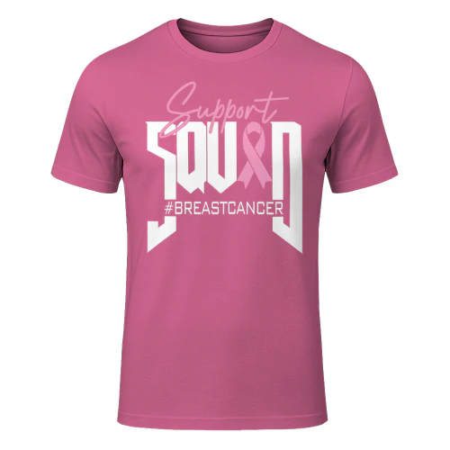 Support Squad Pink Ribbon Breast Cancer