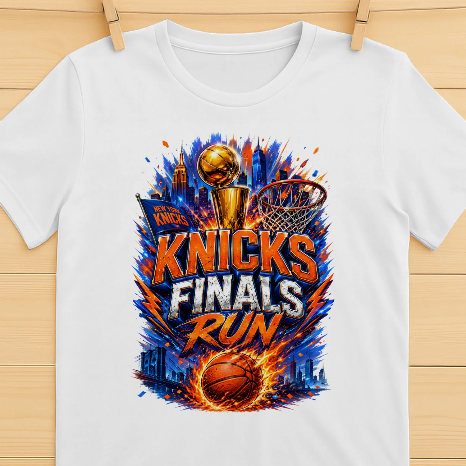 New York Knicks Finals Run Basketball Shirt