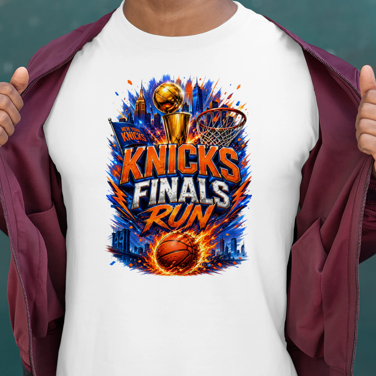 New York Knicks Finals Run Basketball Shirt