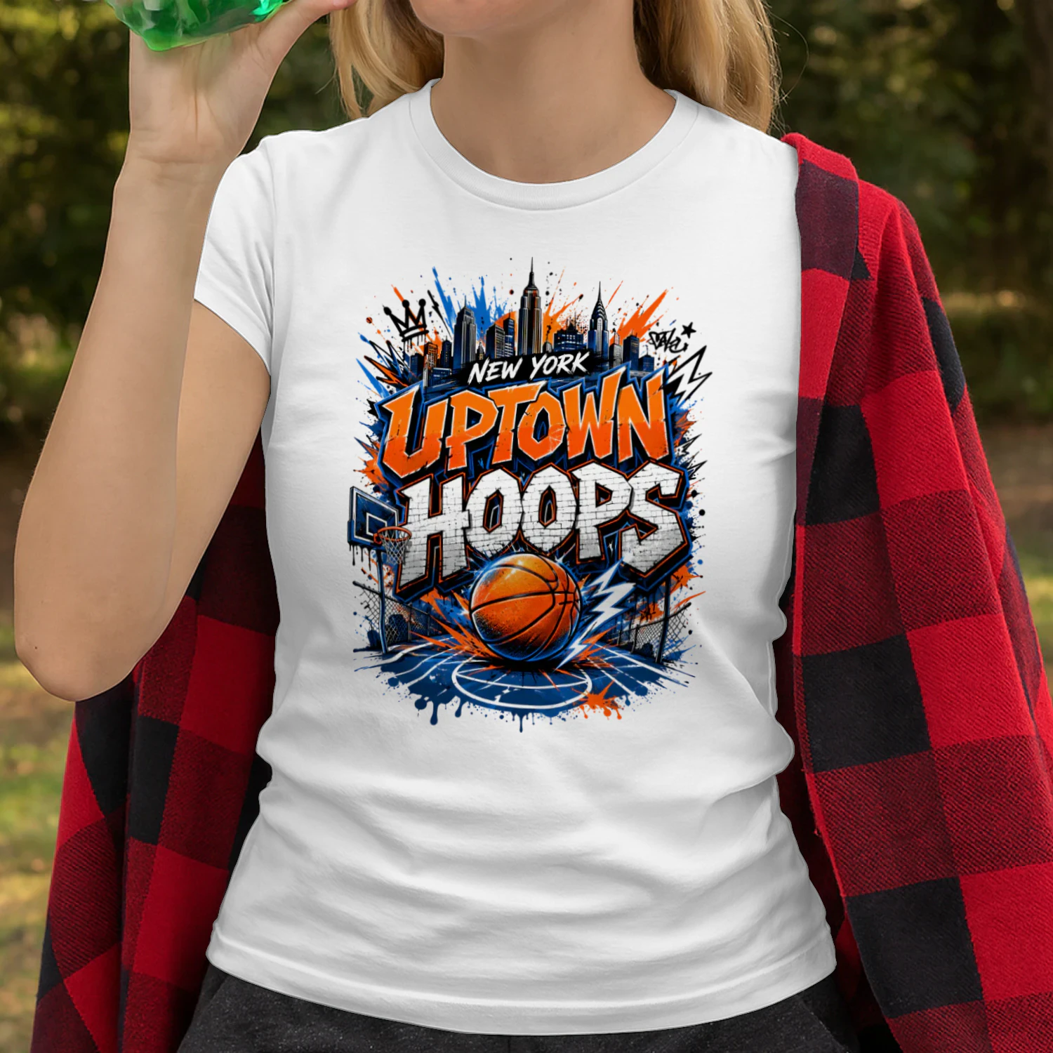 New York Uptown Hoops Basketball Shirt
