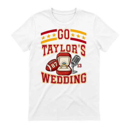 Go Taylor’s Wedding Shirt, Varsity Football 87 Tee