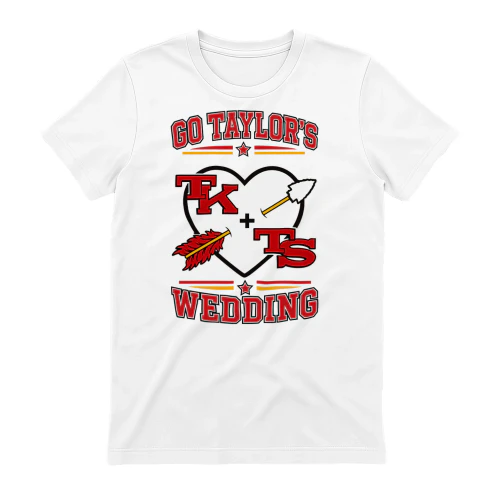 Go Taylor’s Wedding Varsity Football 87 Tee 