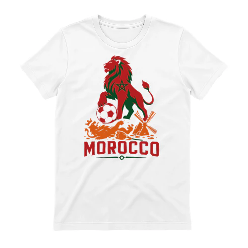 Morocco Atlas Lion Fan tshirt