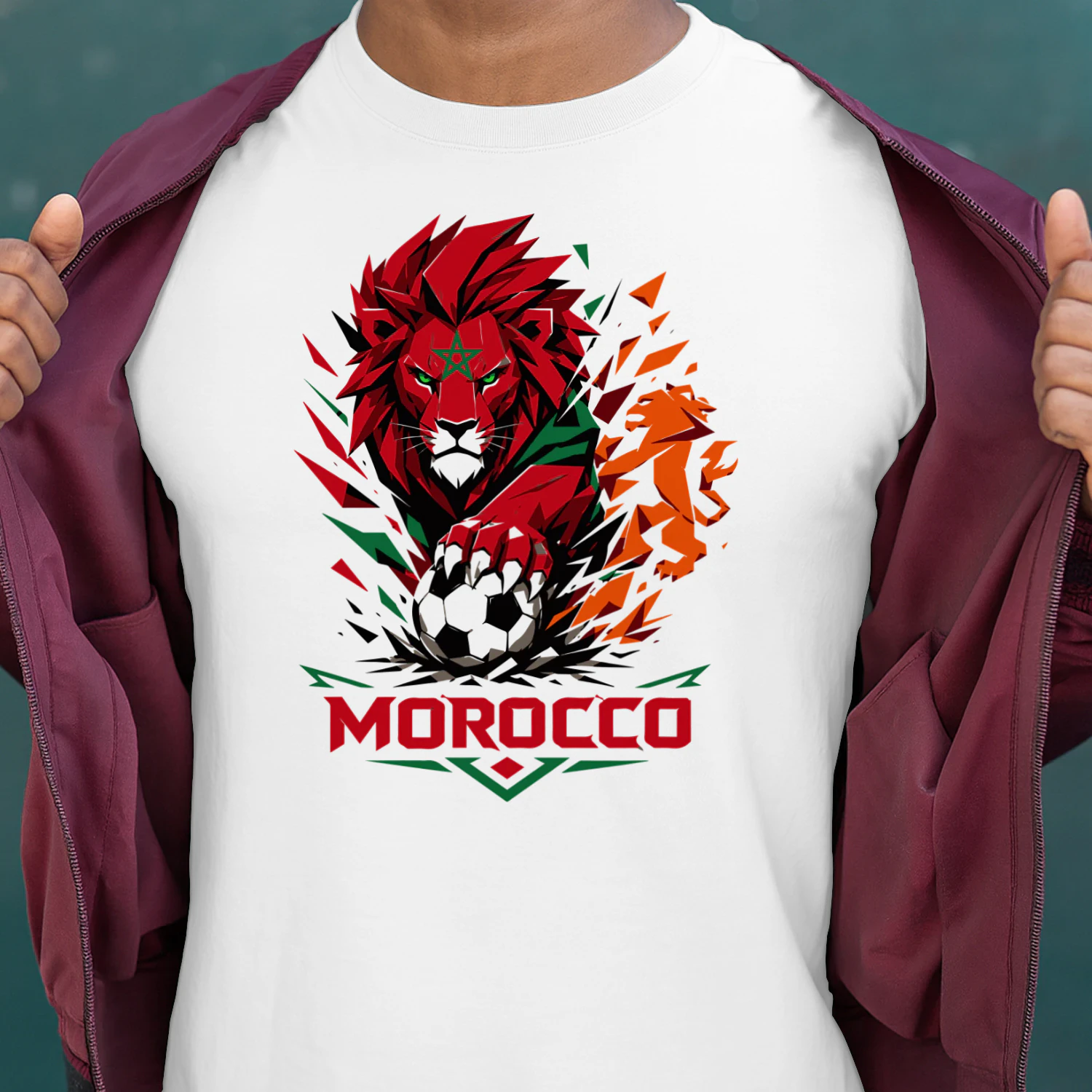 Morocco Atlas Lion Fan Classic Unisex T-shirt