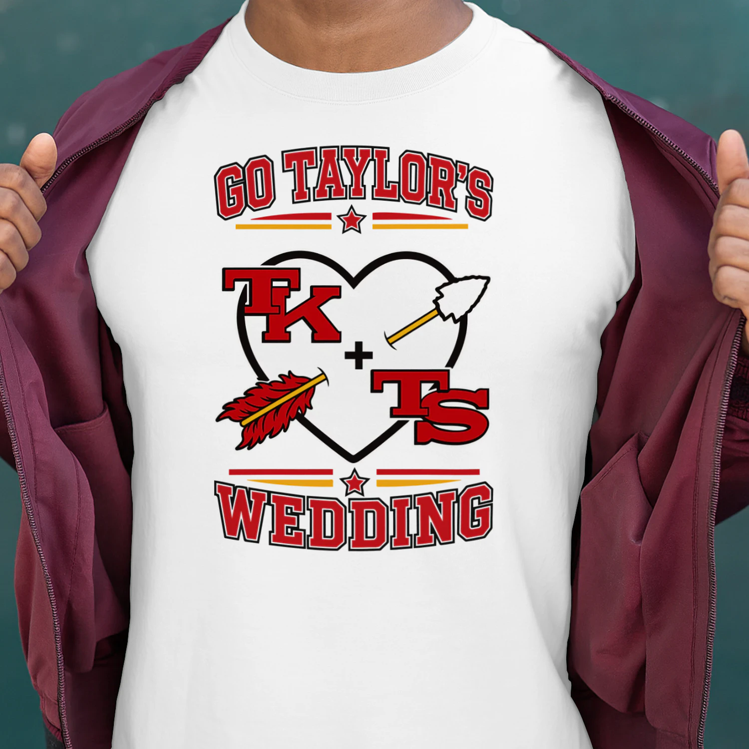 Go Taylor’s Wedding Varsity Football 87 Classic Unisex T-shirt