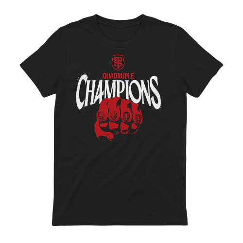 Back 4 Back Stade Toulousain Champions 2026 tshirts