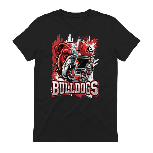 Bulldogs Football Spirit Graphic T-Shirt