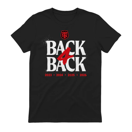 Back 4 Back Stade Toulousain Champions 2026 shirts
