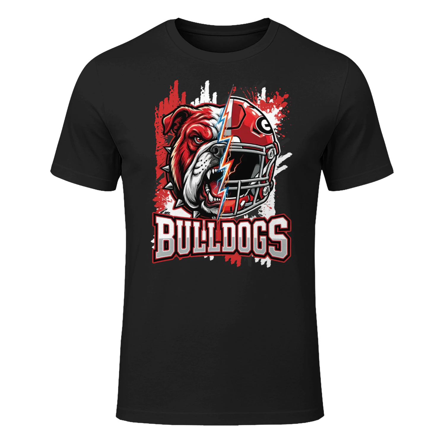 Georgia Bulldogs Football Spirit Graphic Classic Unisex T-shirt