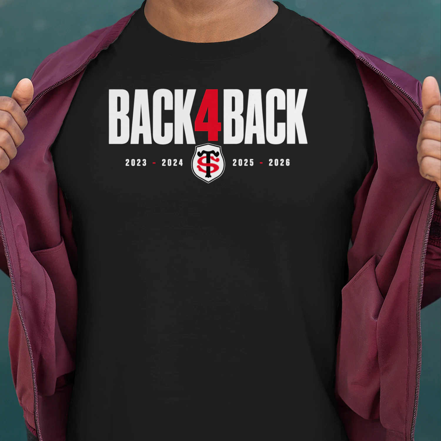 Back 4 Back Stade Toulousain Champions 2026 Classic Unisex T-shirt
