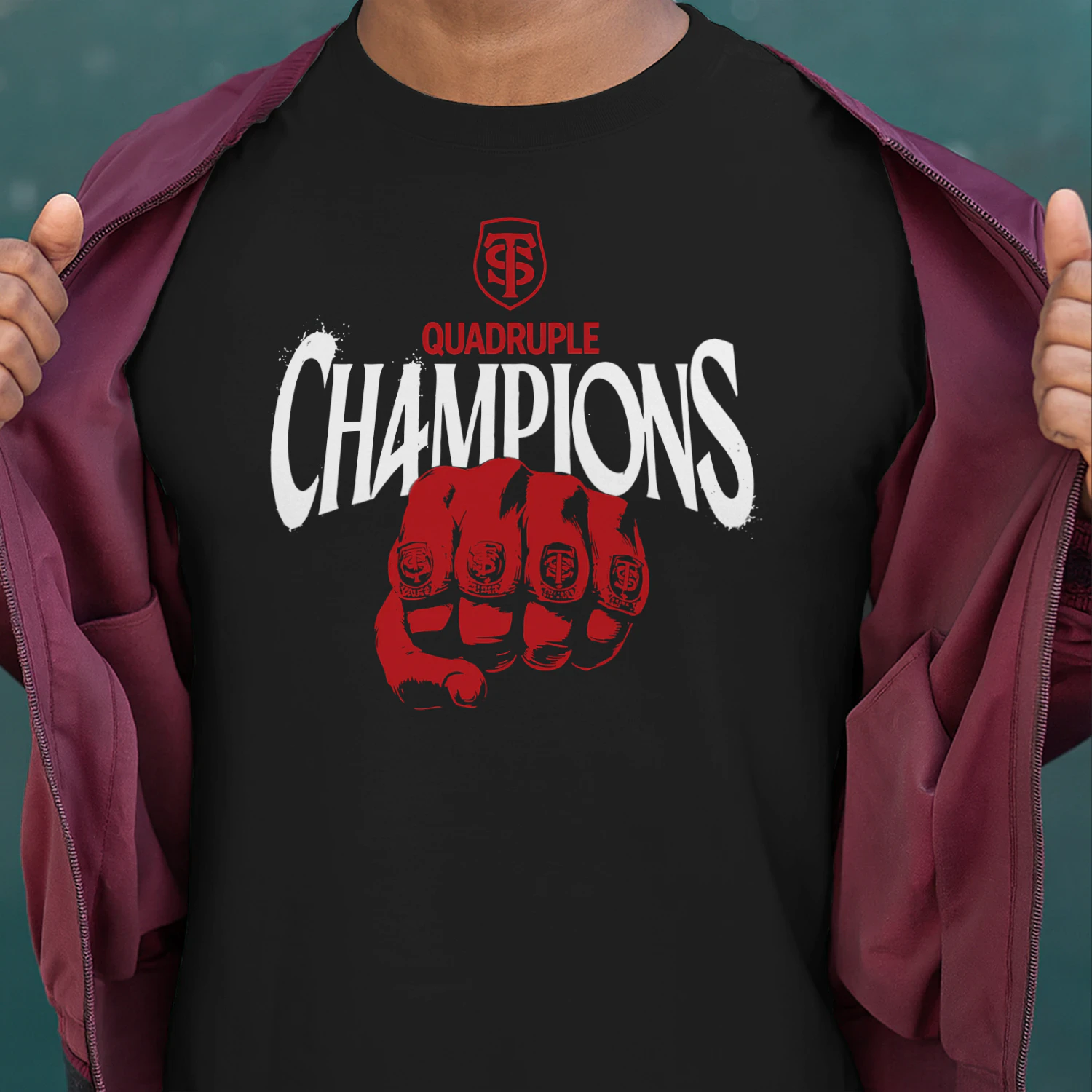 Back 4 Back Stade Toulousain Champions 2026 Classic Unisex T-shirt