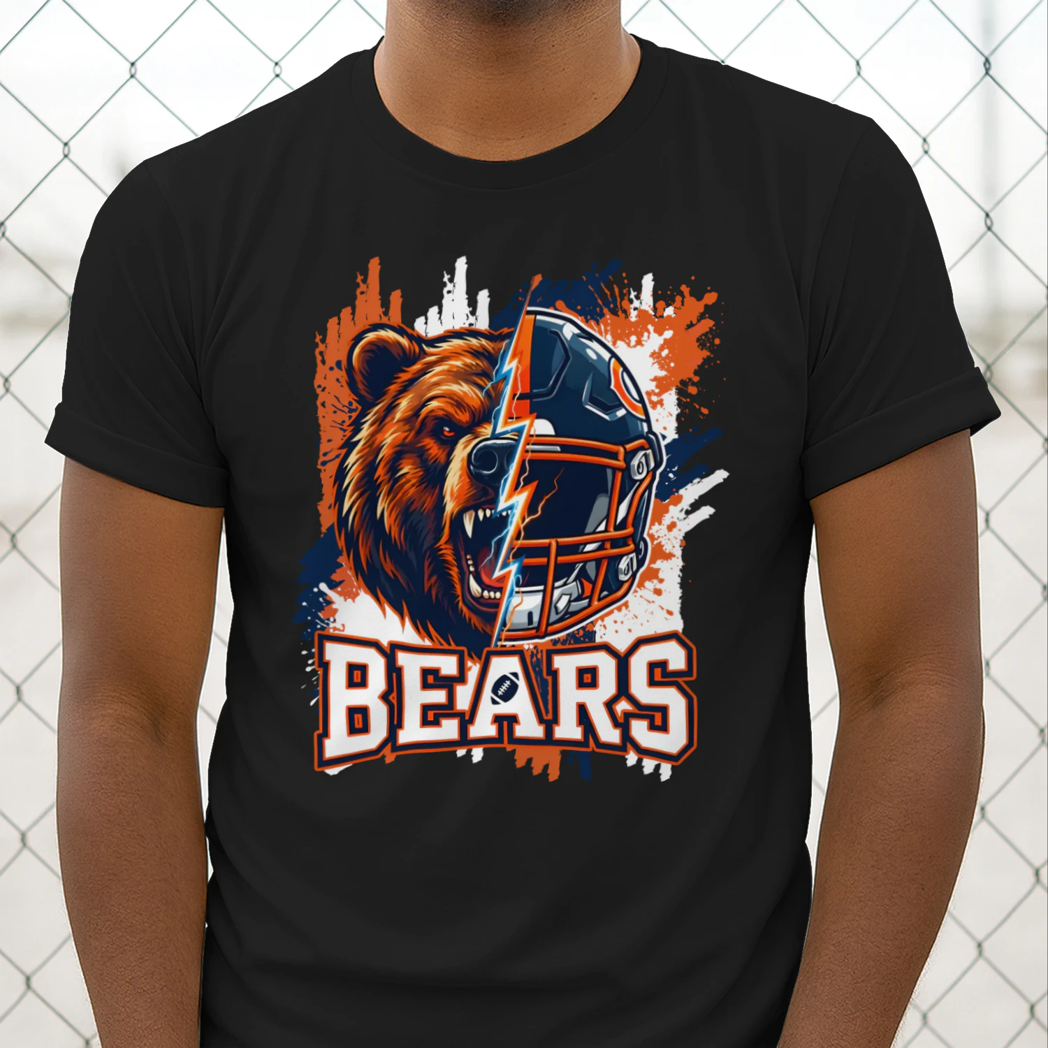 Bears Football Spirit Graphic T-shirt