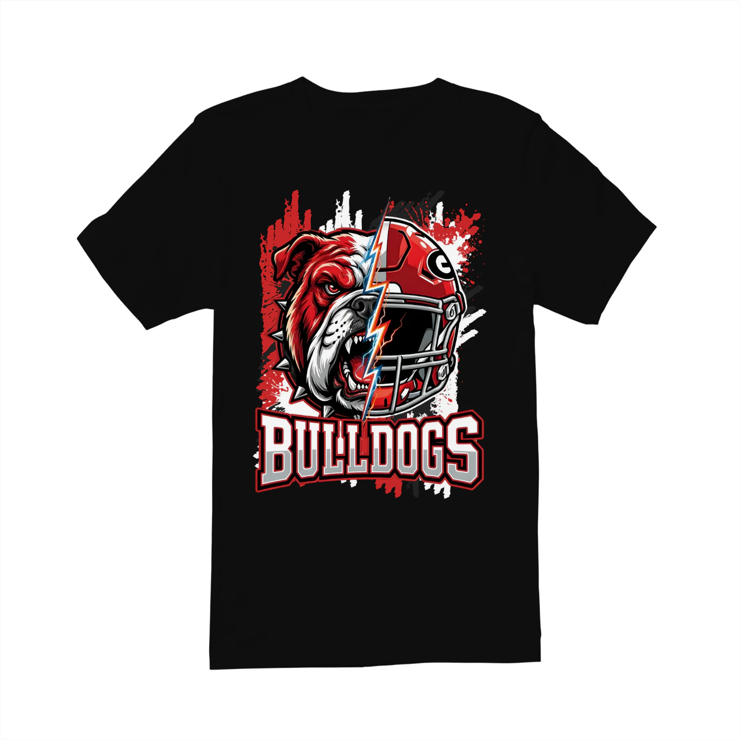 Georgia Bulldogs Football Spirit Graphic Classic Unisex T-shirt