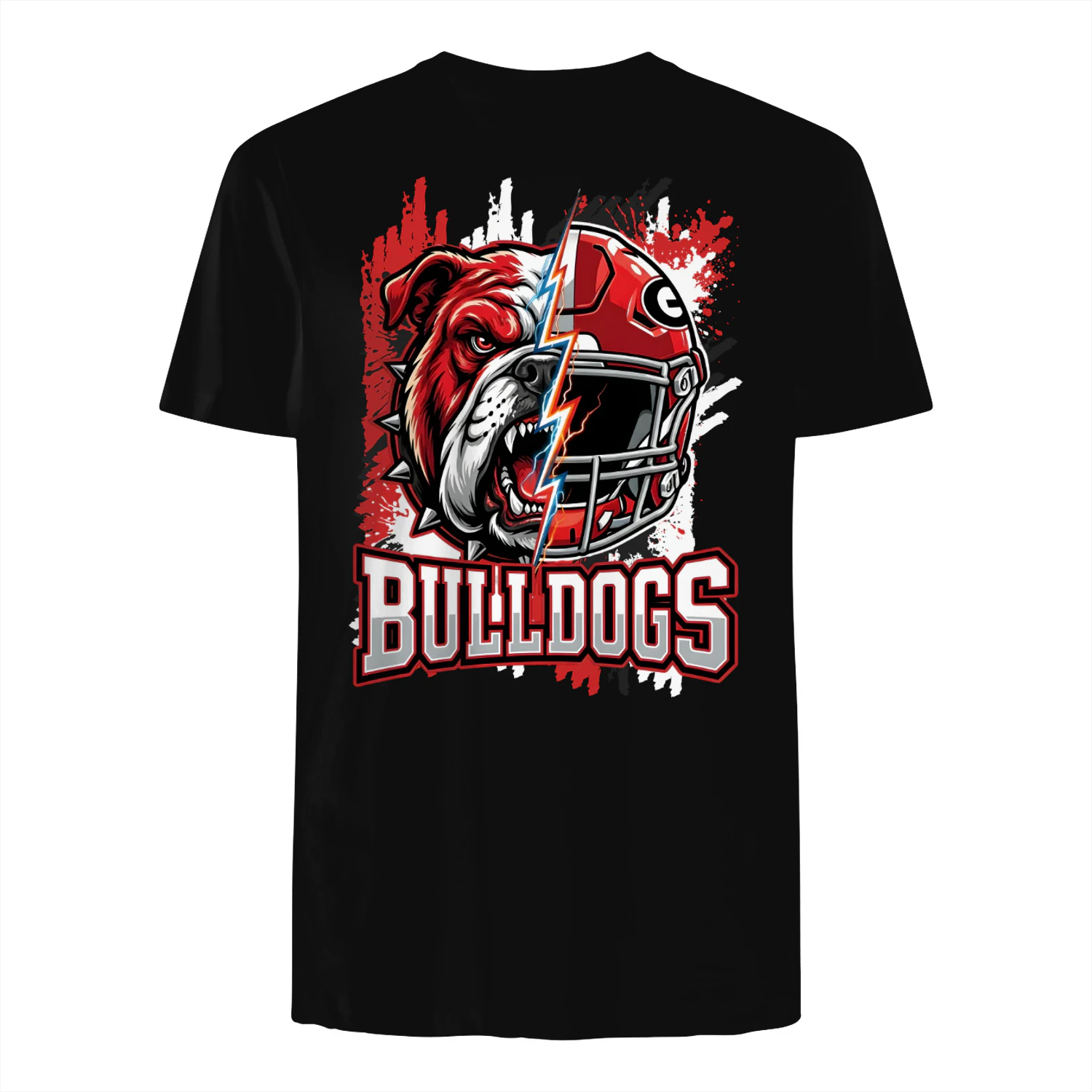 Georgia Bulldogs Football Spirit Graphic Classic Unisex T-shirt