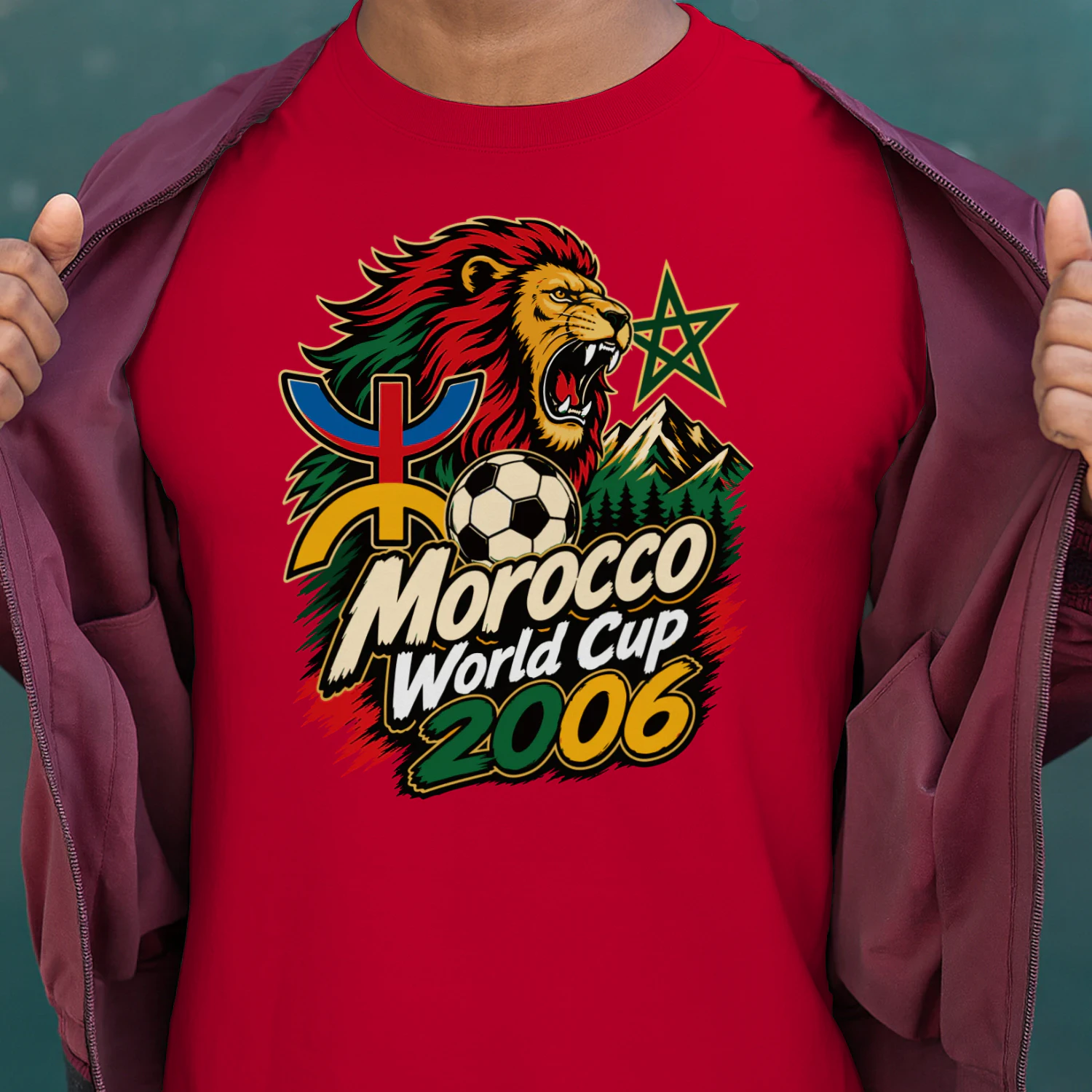 Morocco Atlas Lion World cup 2026 Classic Unisex T-shirt