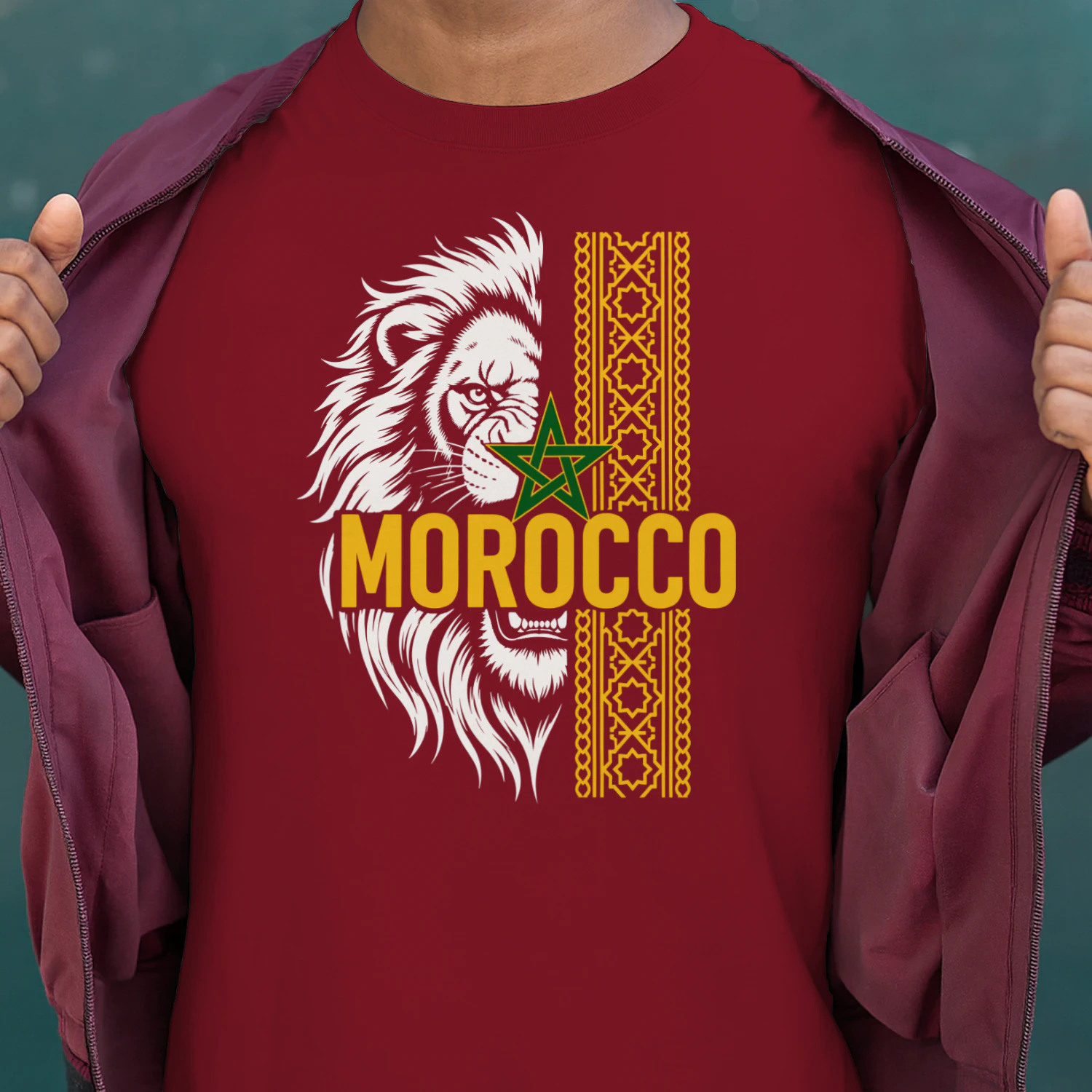 Morocco Atlas Lion Fan Classic Unisex T-shirt