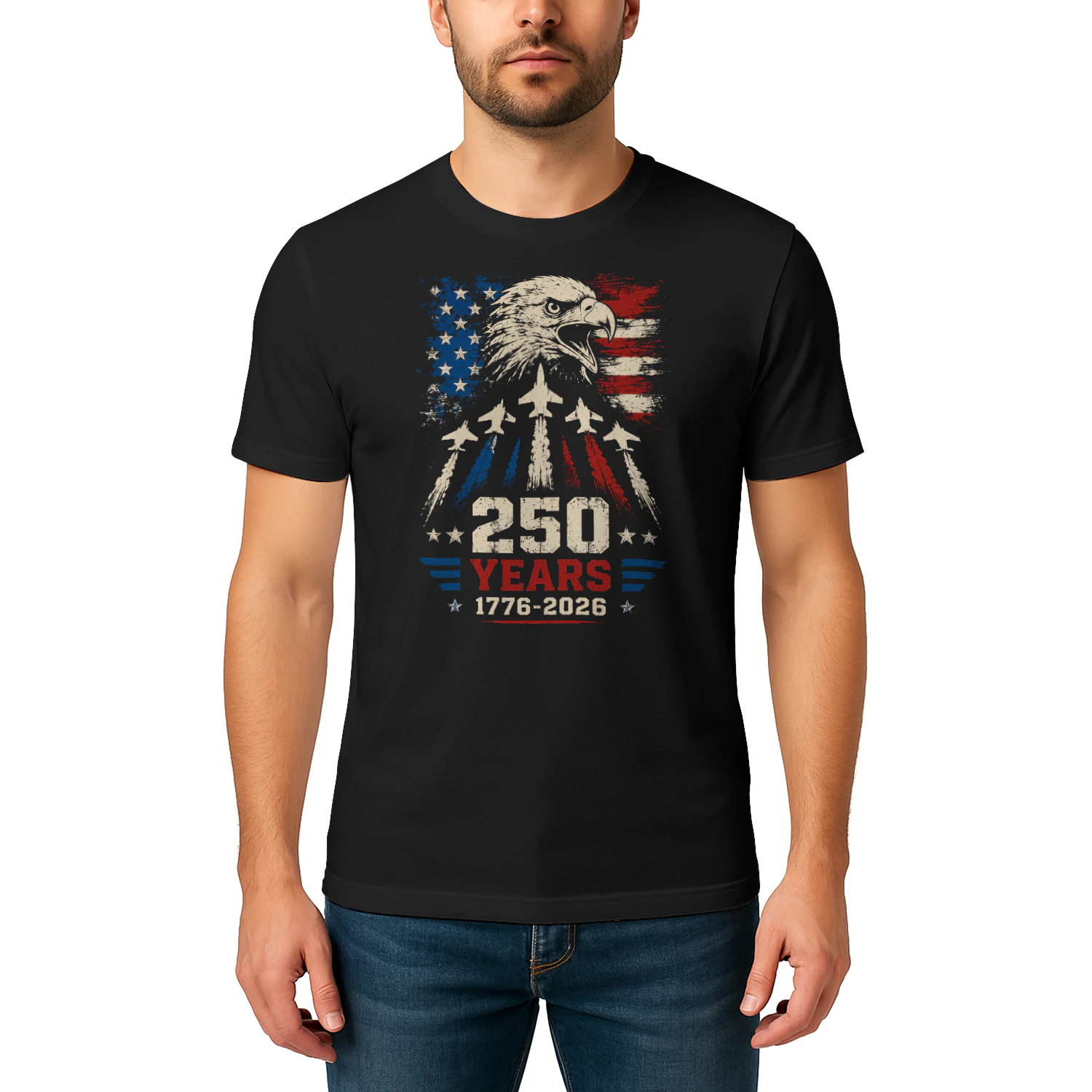 USA the 250th anniversary Patriotic Eagle Shirt