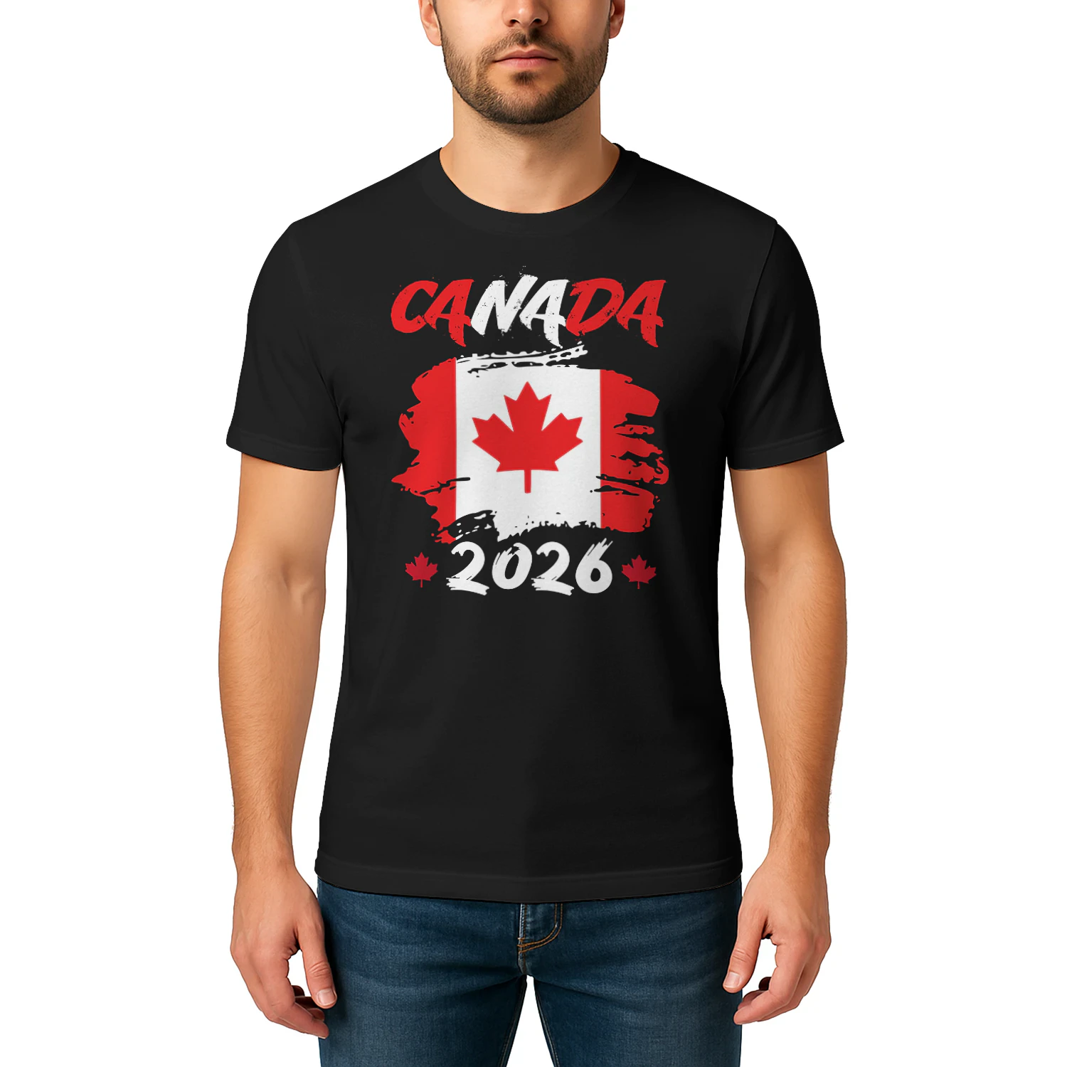 Canada 2026 Soccer Fan Flag Shirt