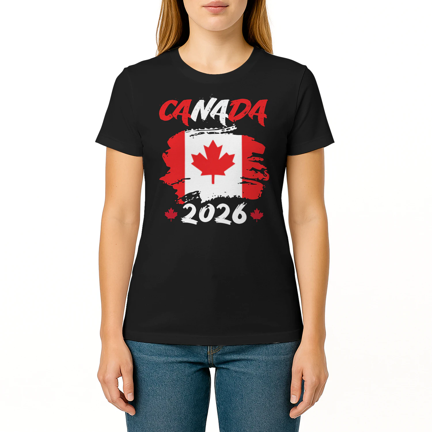 Canada 2026 Soccer Fan Flag Shirt