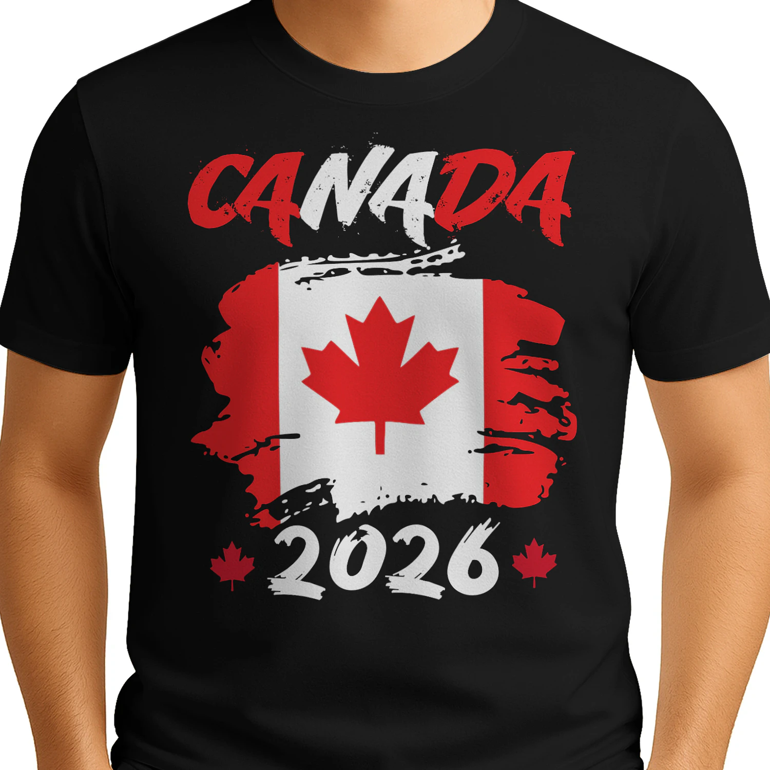 Canada 2026 Soccer Fan Flag Shirt
