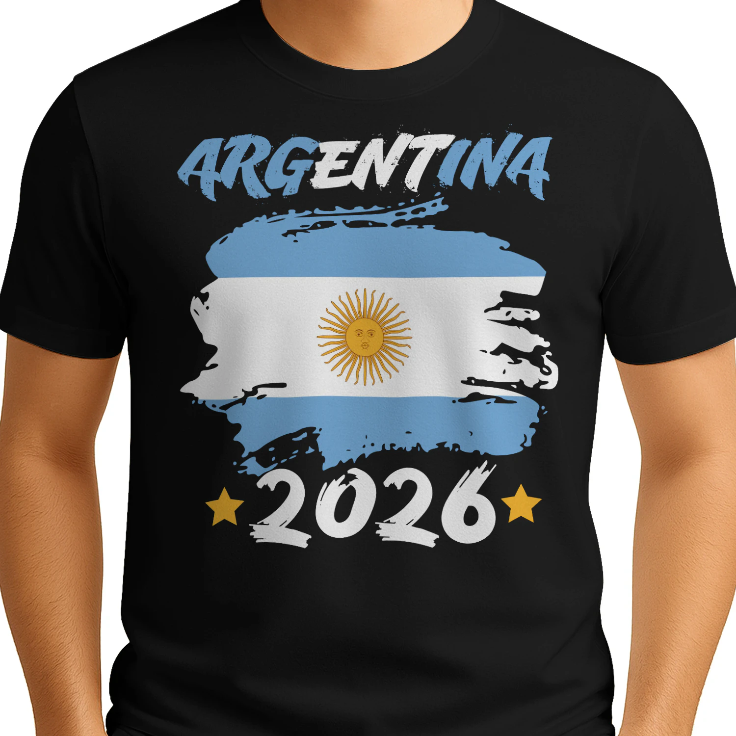 Argentina 2026 Soccer Fan Flag Shirt