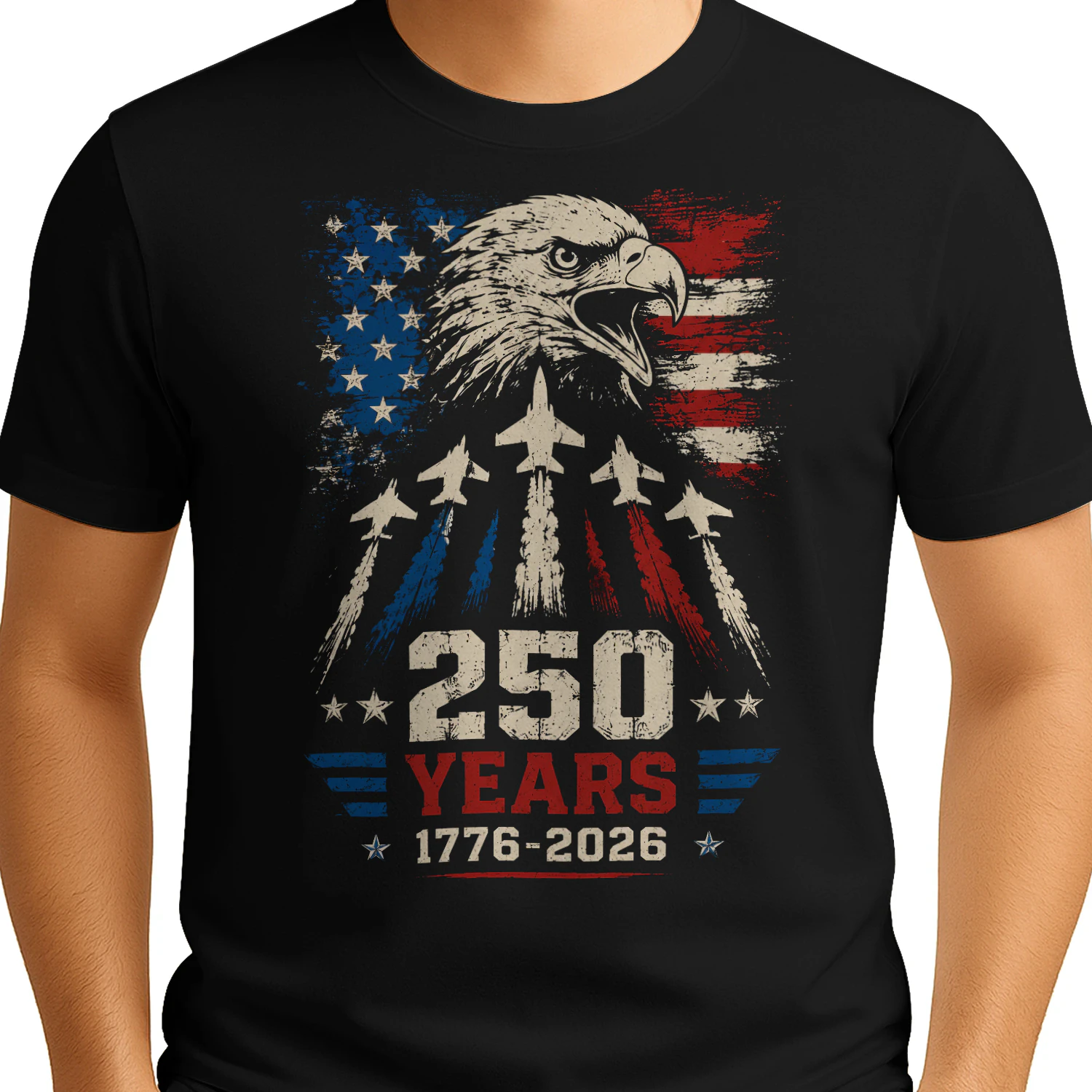 USA the 250th anniversary Patriotic Eagle Shirt