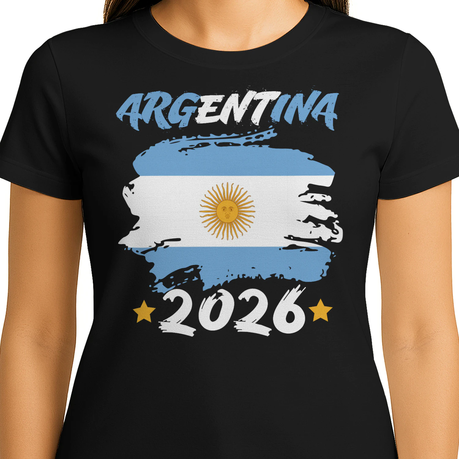 Argentina 2026 Soccer Fan Flag Shirt