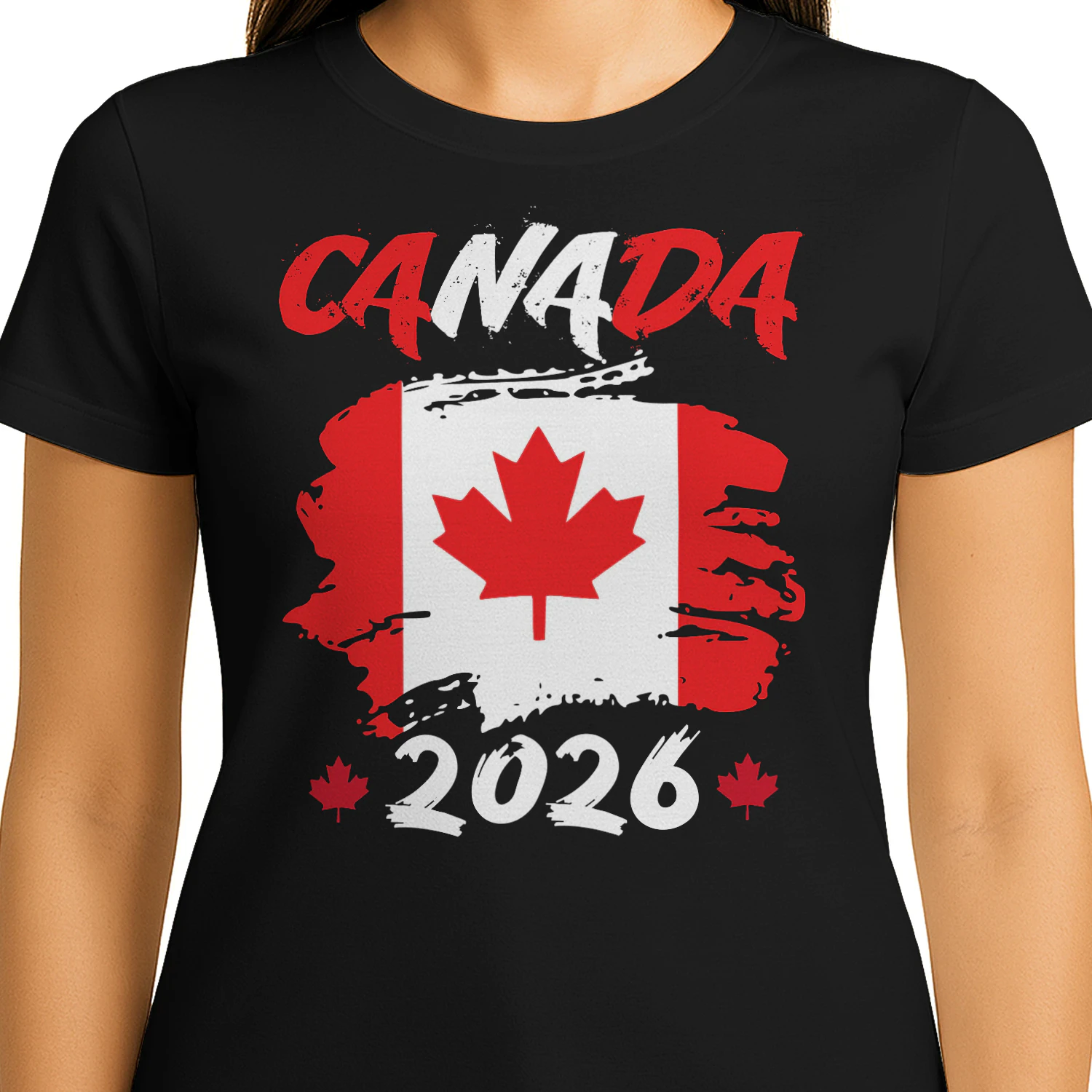 Canada 2026 Soccer Fan Flag Shirt