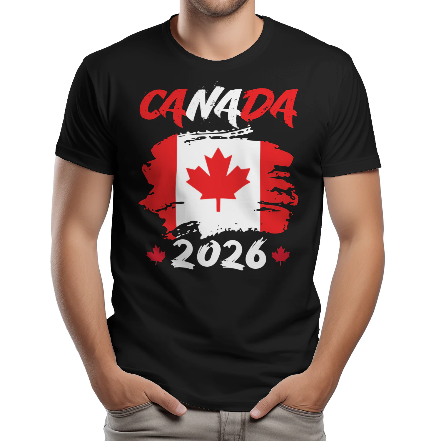 Canada 2026 Soccer Fan Flag Shirt