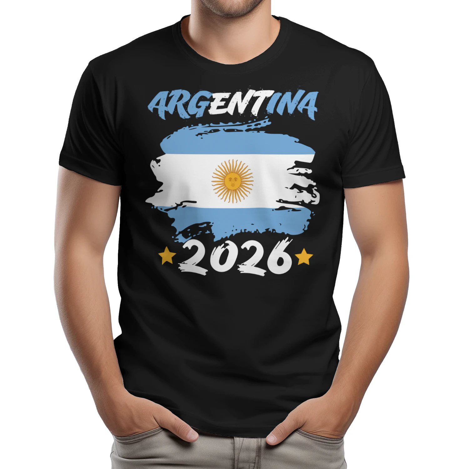Argentina 2026 Soccer Fan Flag Shirt