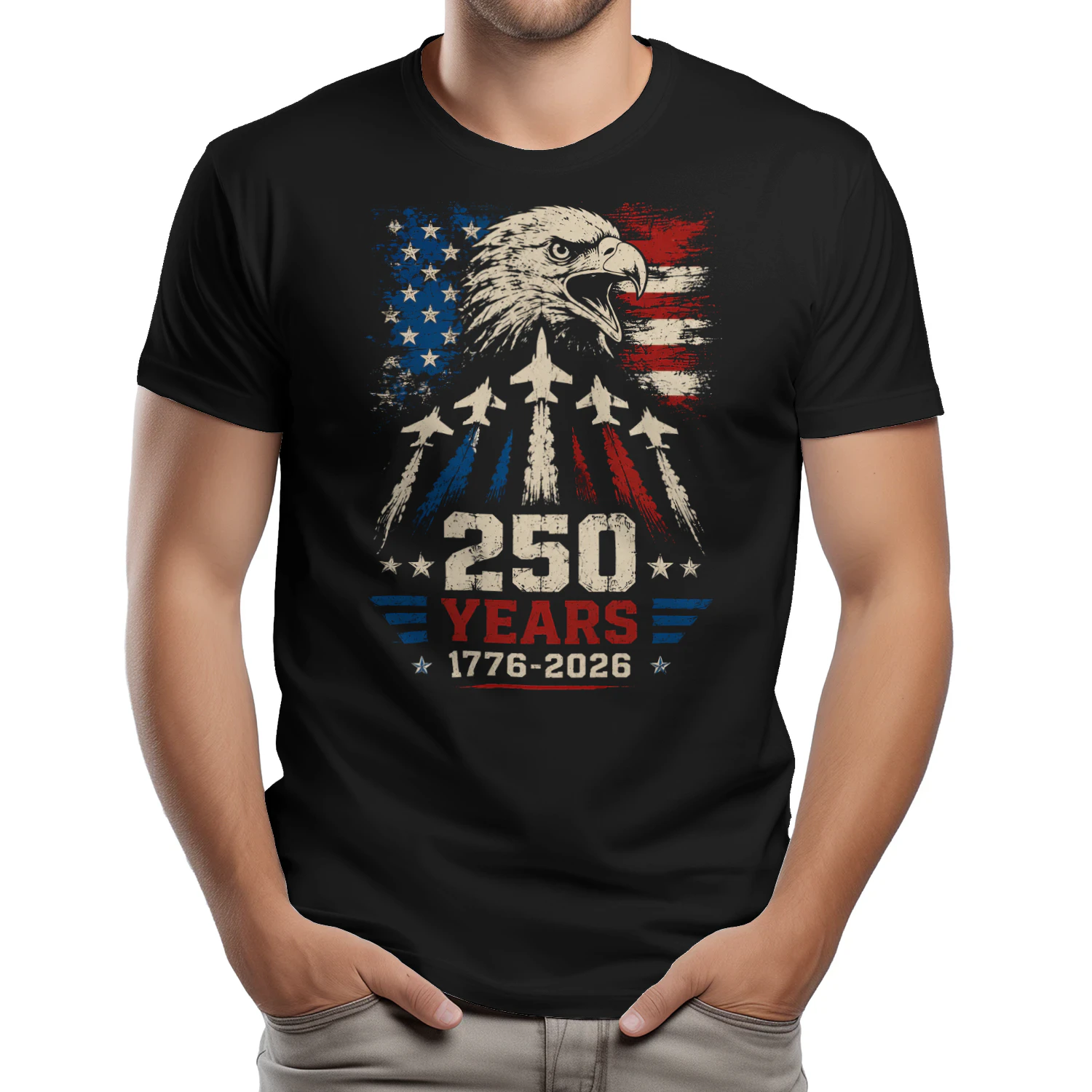 USA the 250th anniversary Patriotic Eagle Shirt