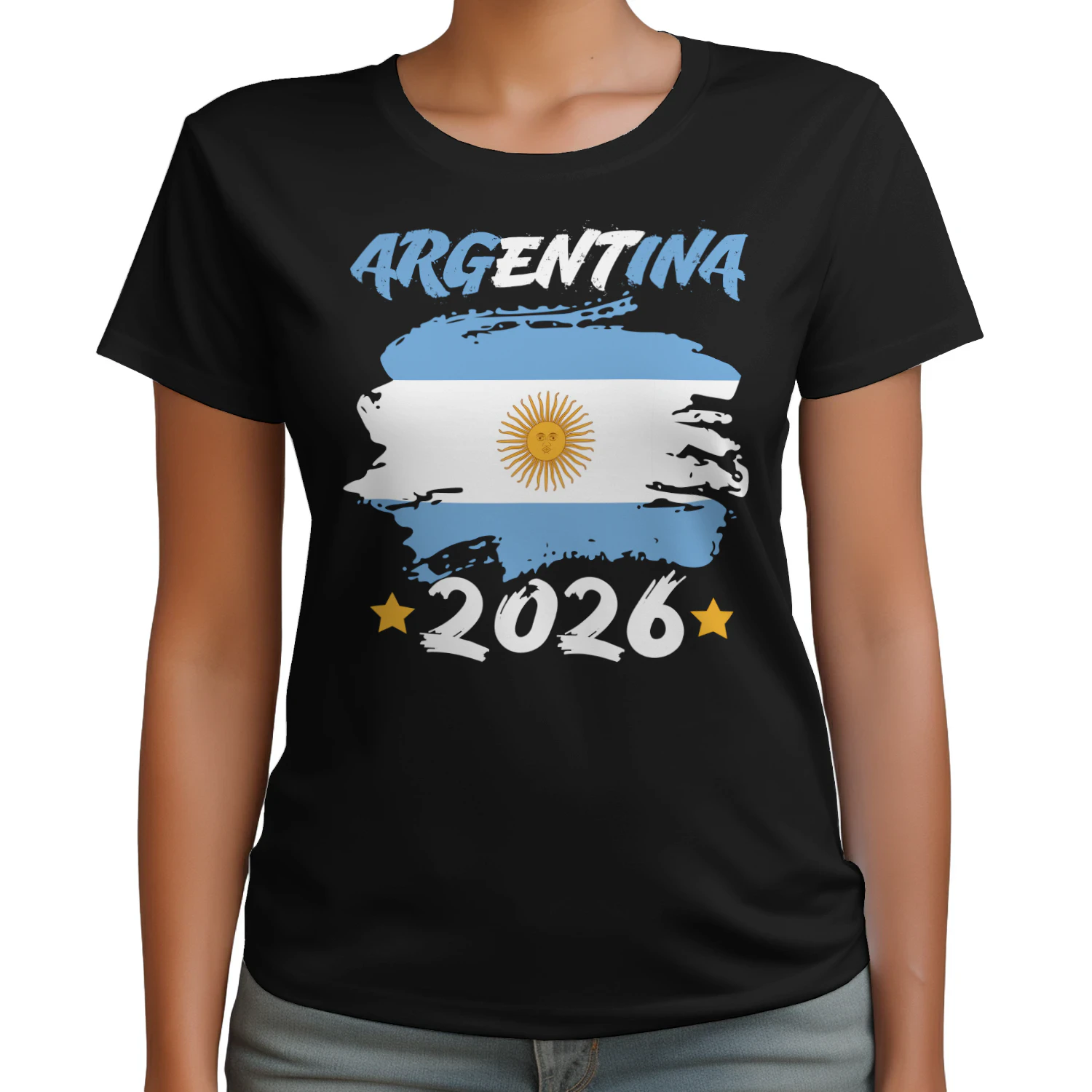 Argentina 2026 Soccer Fan Flag Shirt