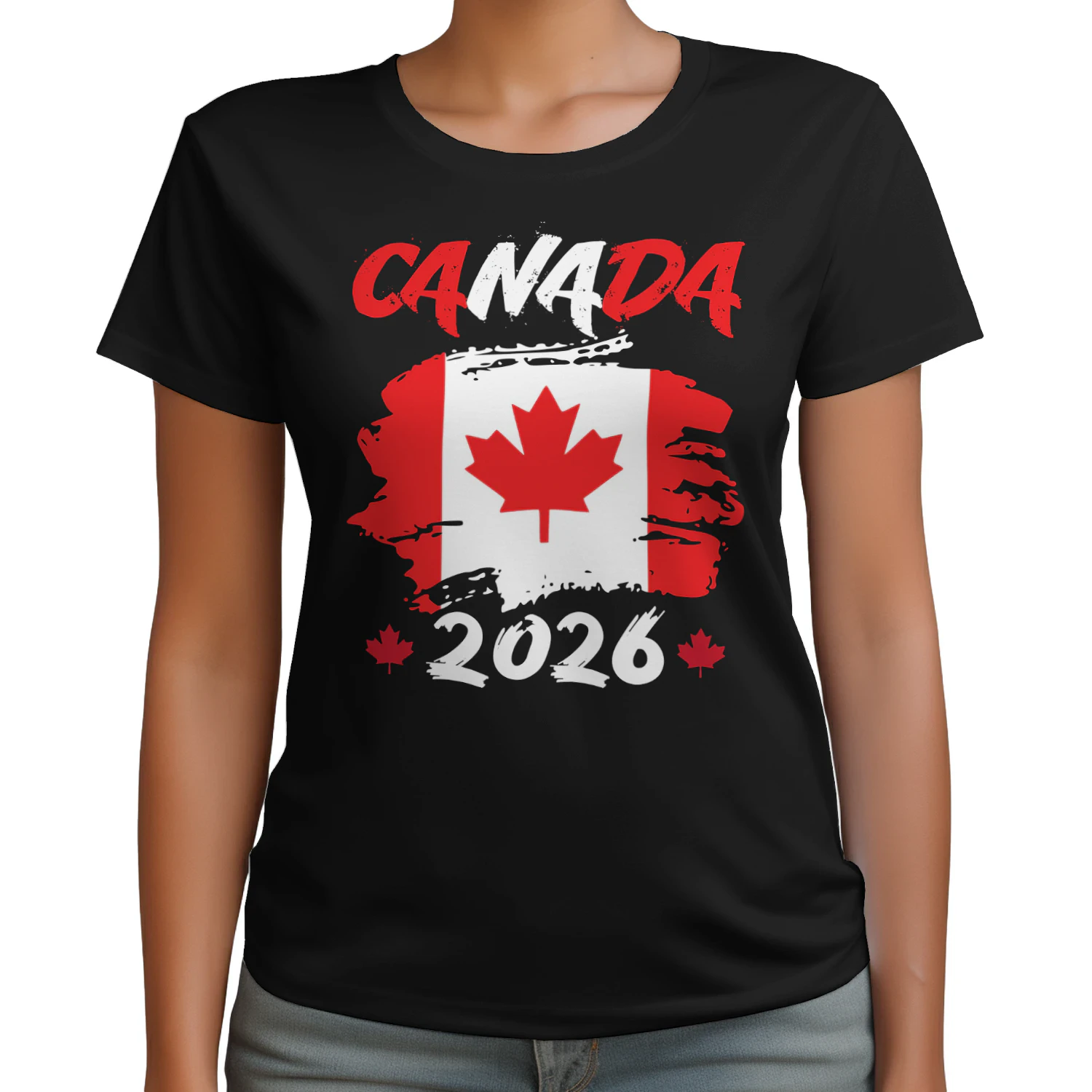 Canada 2026 Soccer Fan Flag Shirt